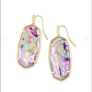 Faceted Elle in Lilac Abalone